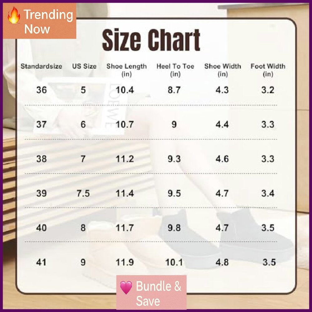 Platform Ankle Boots with Memory Foam, Waterproof… - image 8